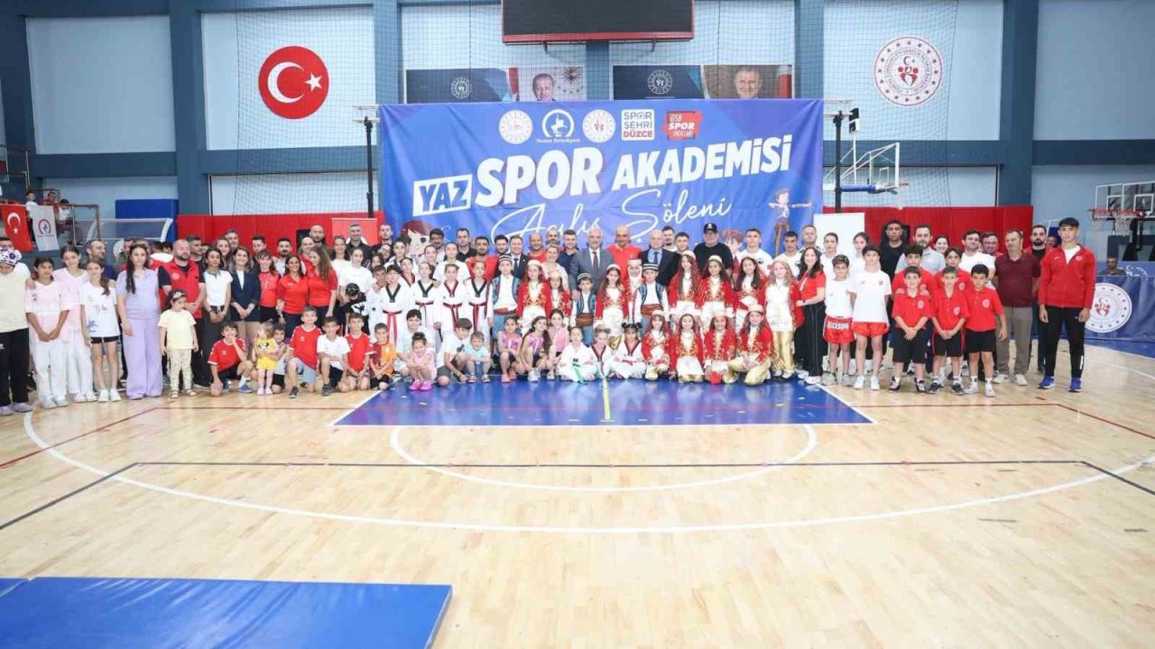 Düzce’de yaz spor okulları başladı
