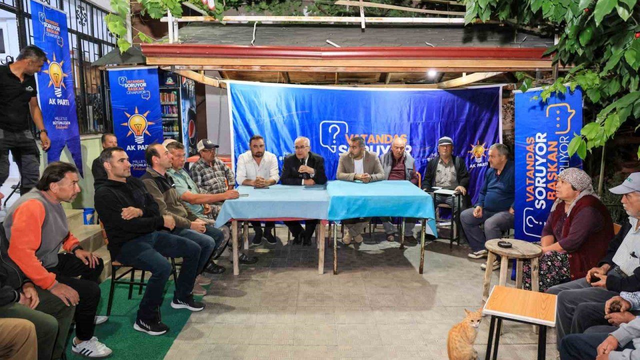 Başkan Arslan ‘Vatandaş Soruyor, Başkan Cevaplıyor’ buluşmalarını sürdürüyor