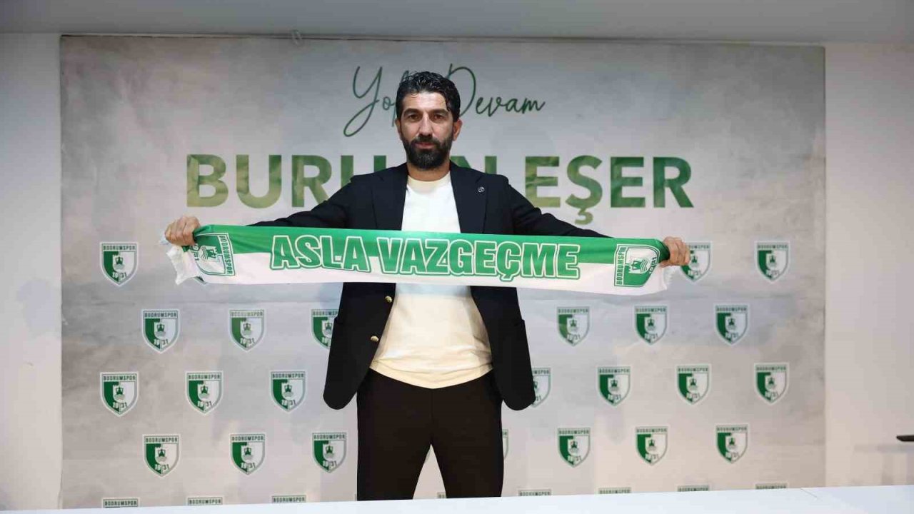 Bodrum FK, Burhan Eşer ile yola devam kararı aldı