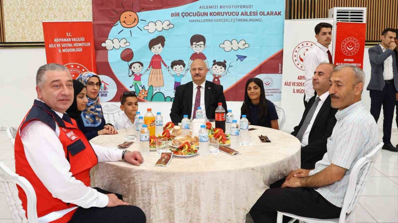Koruyucu Aile Günü’nde aileler ve çocuklar aynı sofrada buluştu