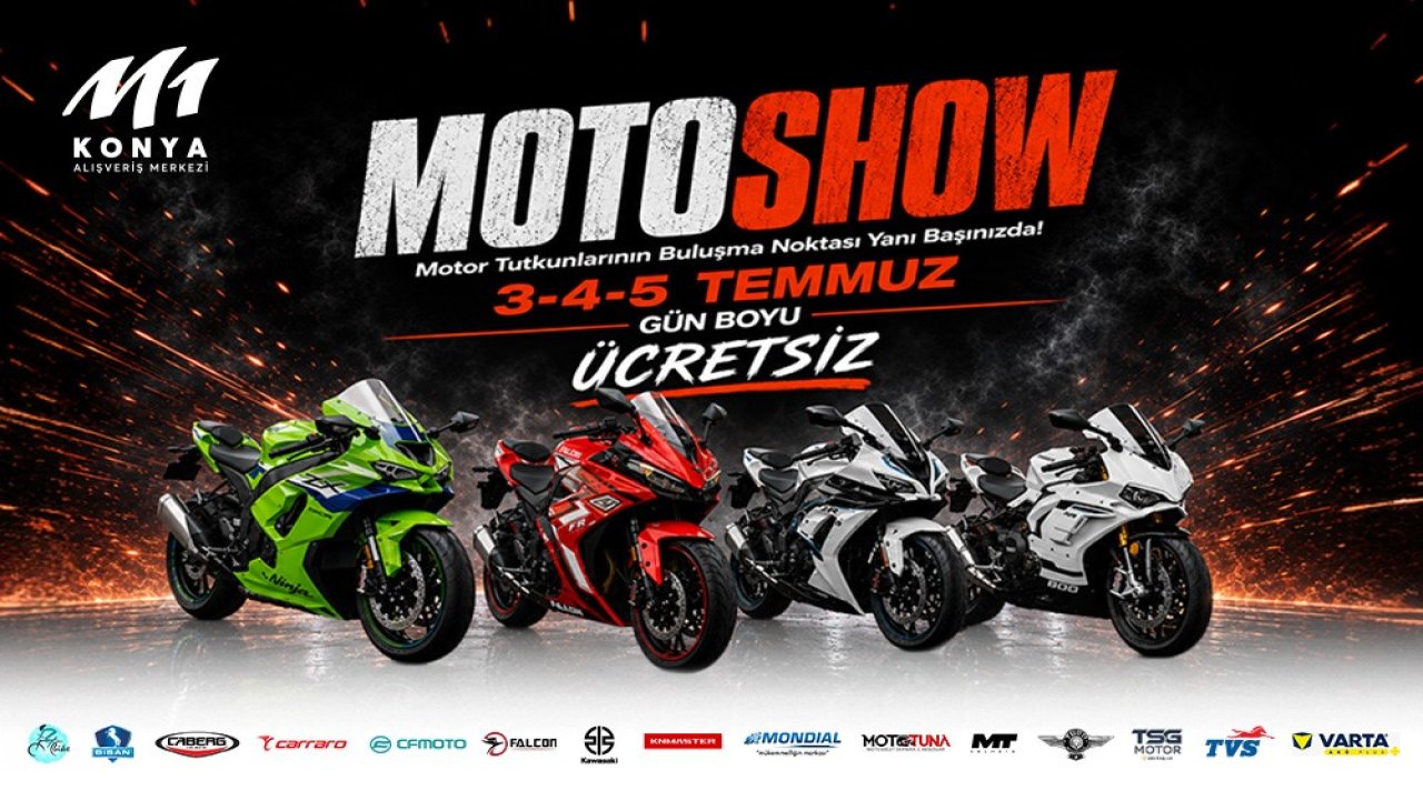 Motor tutkunları M1 Konya AVM’de buluşuyor