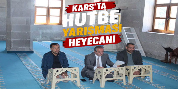 Kars'ta Hutbe Yarışması Heyecanı