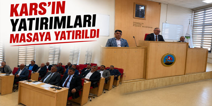 Kars İl Genel Meclisi Temmuz Ayı Toplantısını Gerçekleştirdi
