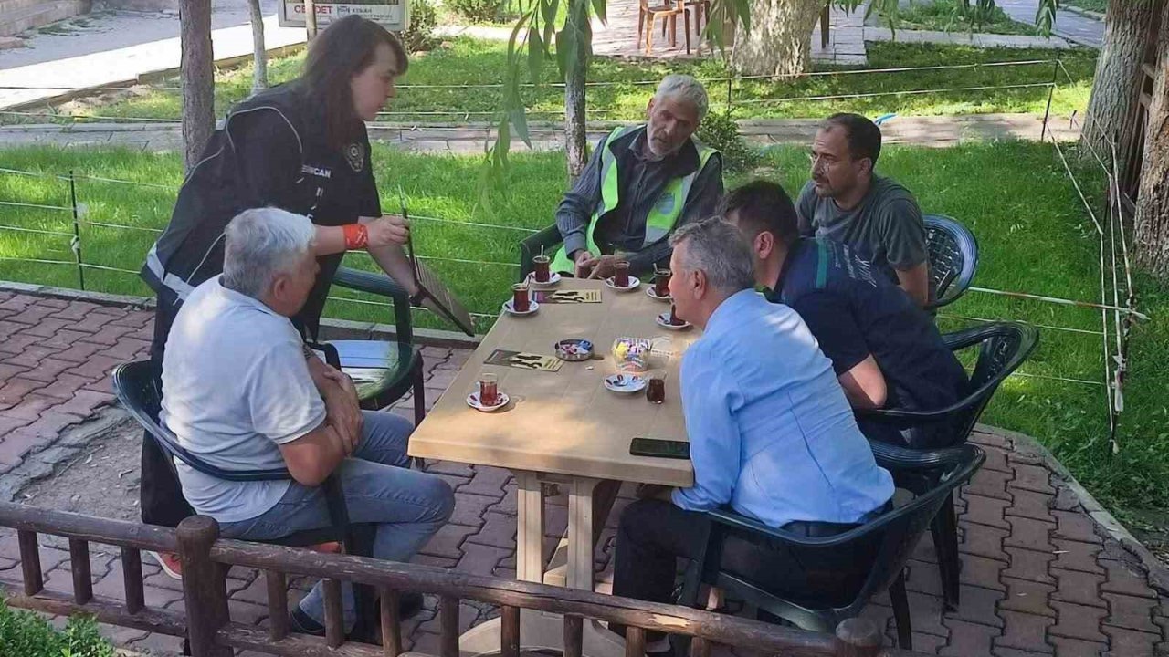 Erzincan’da uyuşturucuyla mücadelede bilgilendirme çalışmaları sürüyor