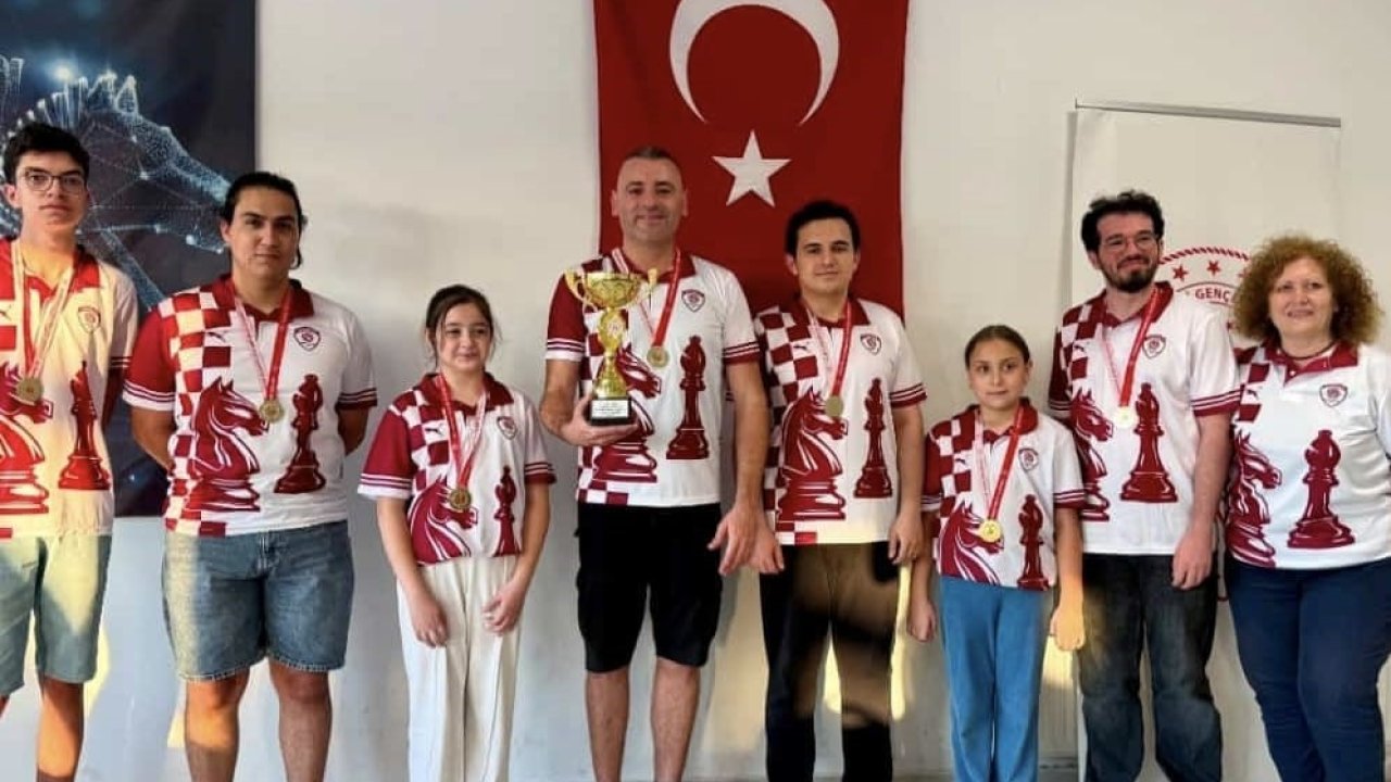Yunusemre Belediyespor satrançta Manisa şampiyonu