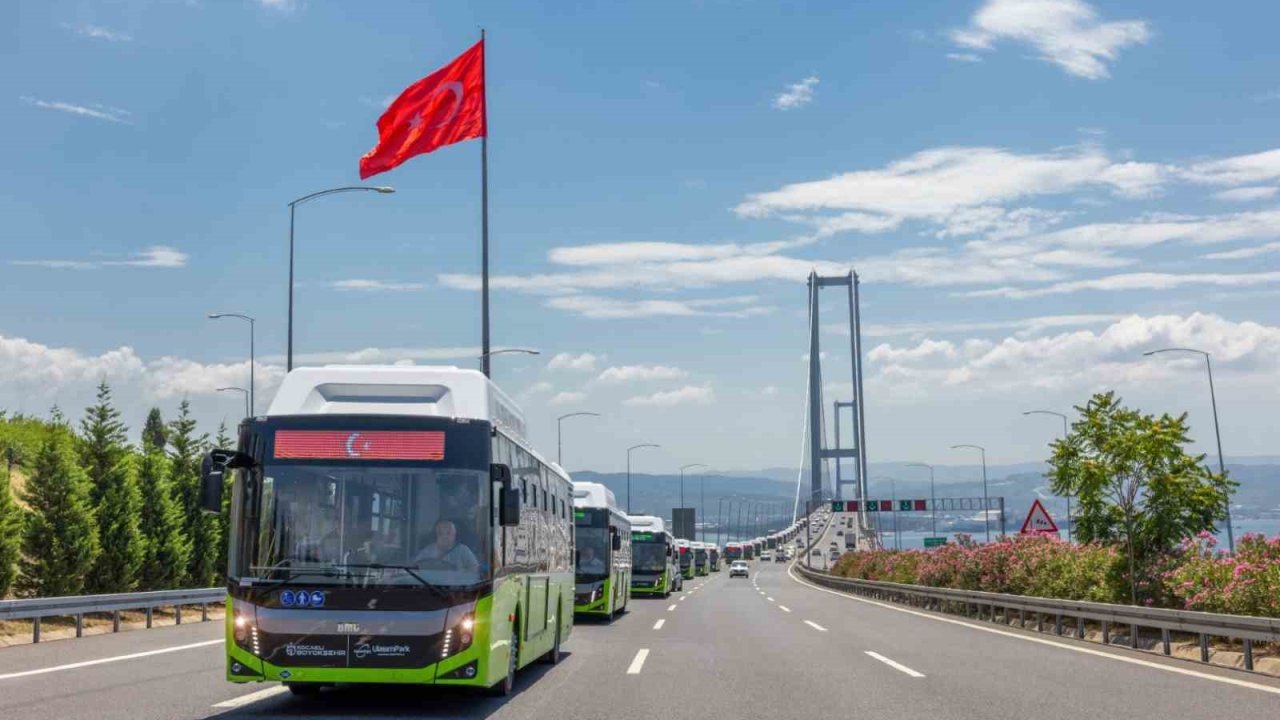 Kocaeli’de toplu ulaşımın yükünü büyük oranda doğalgazlı otobüsler çekiyor
