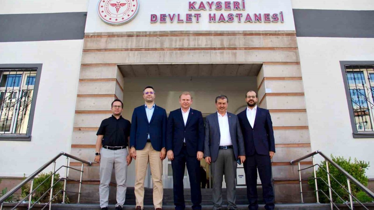 Yeşilhisar heyetinden Başhekim Çöl’e ziyaret