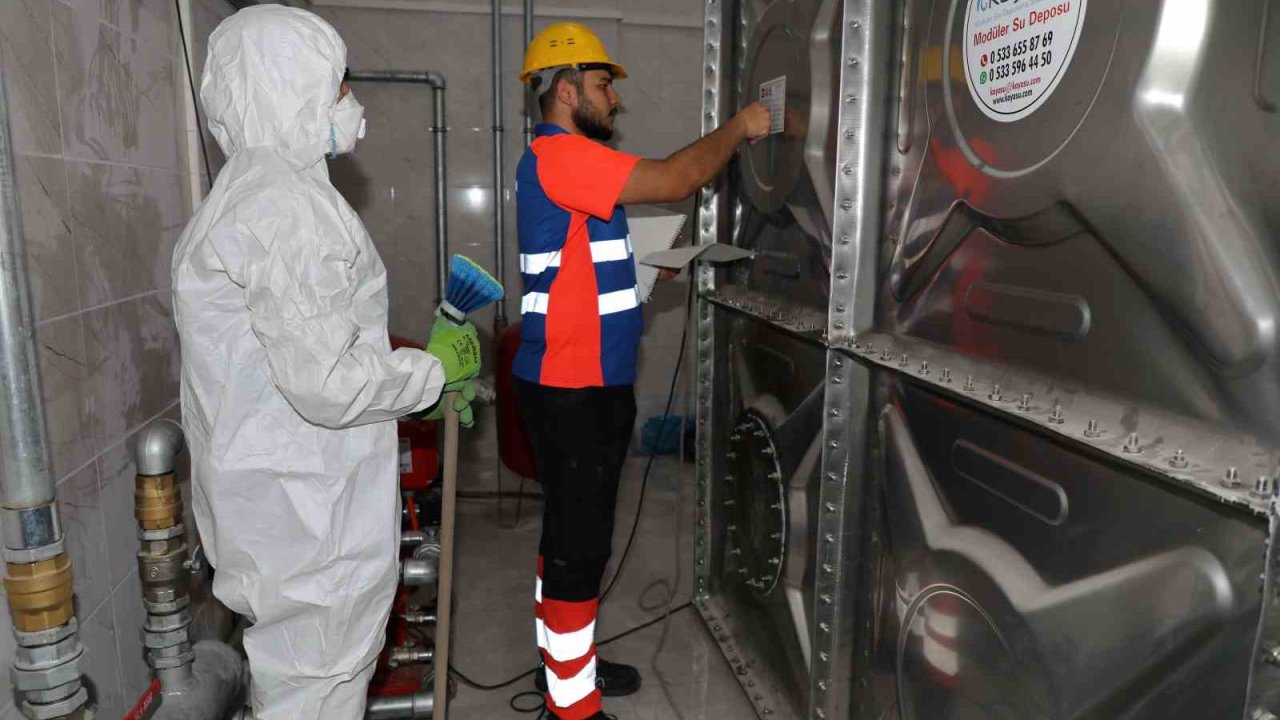 KOSKİ’den uyarı: Hastalık riski oluşmaması için su depoları düzenli temizlenmeli