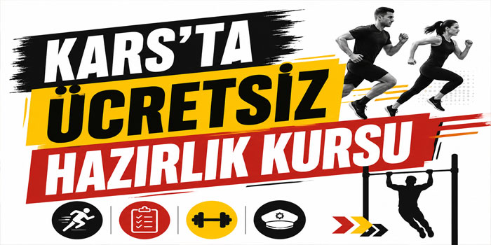Kars'ta POMEM ve BESYO Adaylarına Ücretsiz Hazırlık Kursu