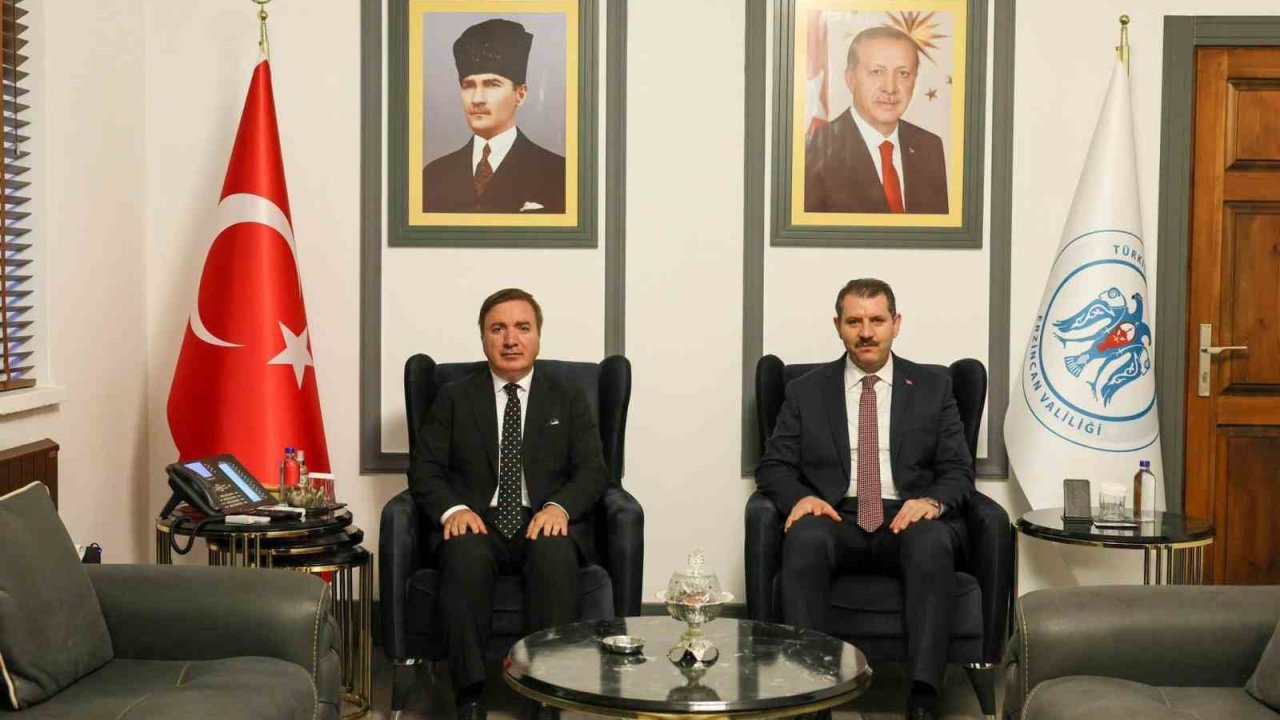 Bakan Yardımcısı Ayhan’dan Erzincan Valiliği’ne ziyaret