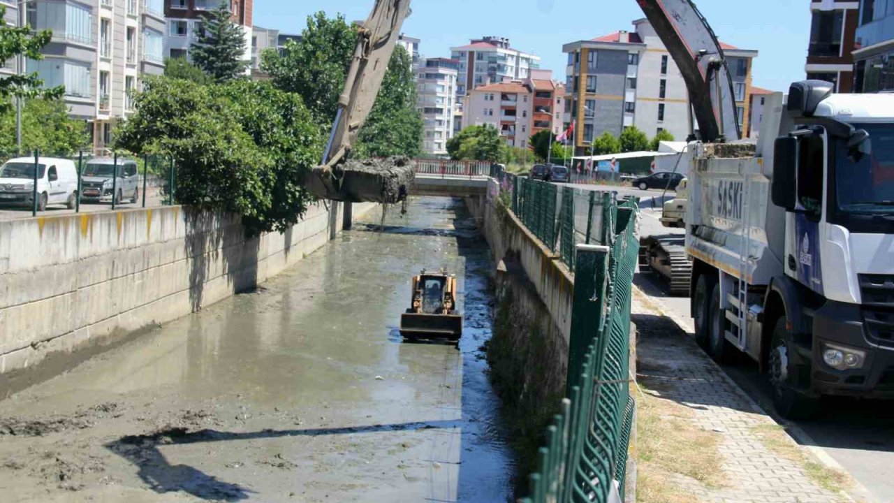 SASKİ’den dere yataklarına neşter