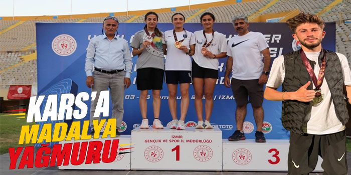 Karslı Atletlerden Türkiye Şampiyonası'nda Madalya Yağmuru