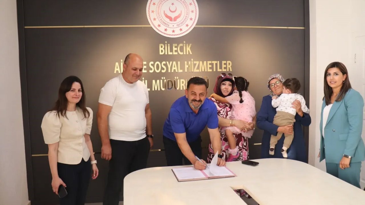 Bilecik’te koruyucu aile sözleşmesi imzalandı