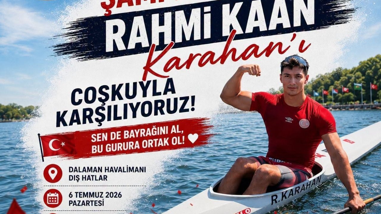 Köyceğizli Kanoda Dünya Şampiyonu Karahan, törenle karşılanacak