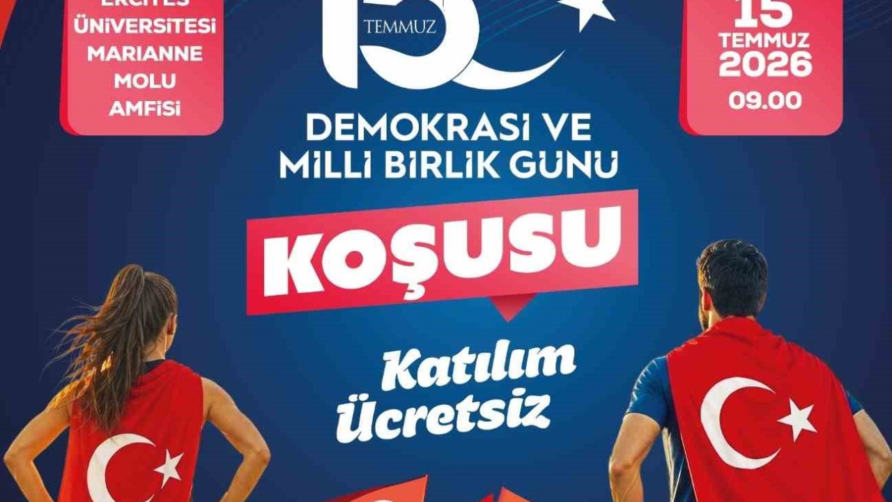 Büyükşehirden 15 Temmuz Demokrasi ve Milli Birlik Günü’ne anlamlı koşu