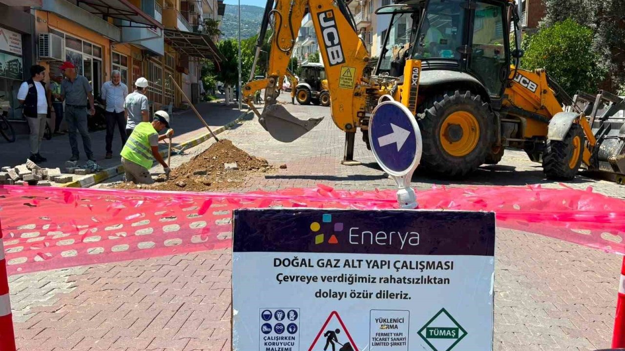Bozdoğan’da doğalgaz için ilk kazma vuruldu