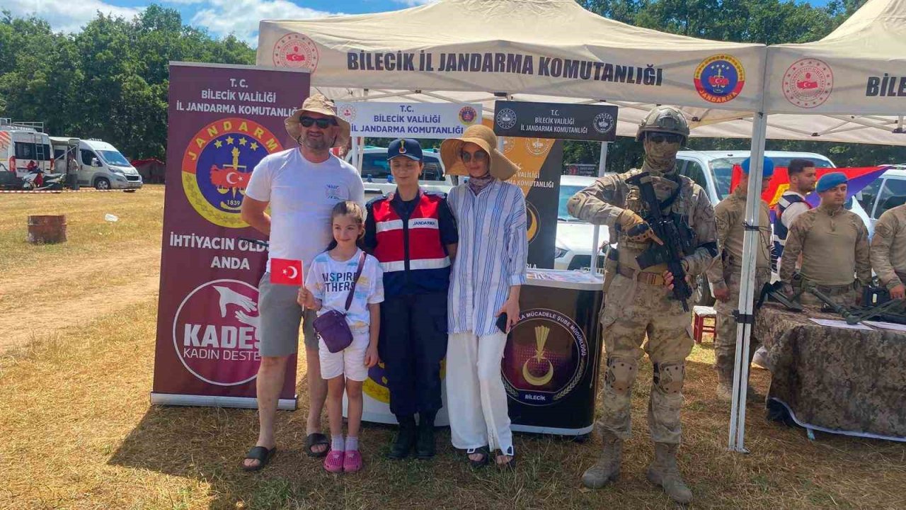 350 karavanın katıldığı festival jandarmanın sıkı denetimiyle tamamlandı