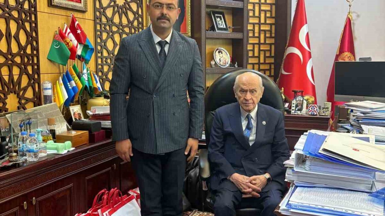 Başkan Kavaklıgil, MHP Genel Başkanı Bahçeli’ye ilçedeki çalışmalarla ilgili bilgi verdi