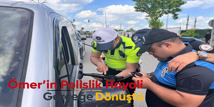 Kars’ta Özel Gereksinimli Ömer’e Polislerden Anlamlı Etkinlik