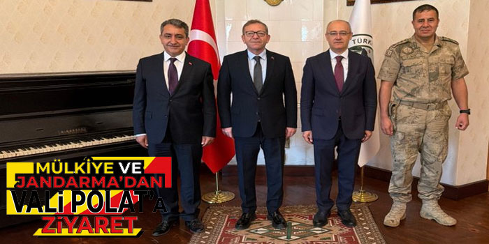 Kars Valisi Ziya Polat, Mülkiye ve Güvenlik Teşkilatı Yetkililerini Kabul Etti