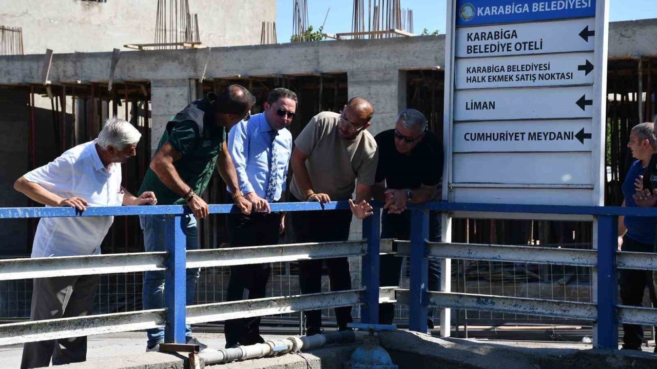 Karabiga’da köprüler yenileniyor