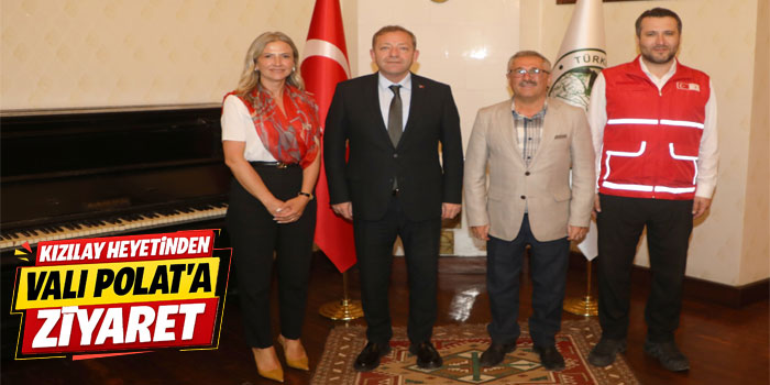 Kars Valisi Ziya Polat, Türk Kızılay Heyetini Kabul Etti