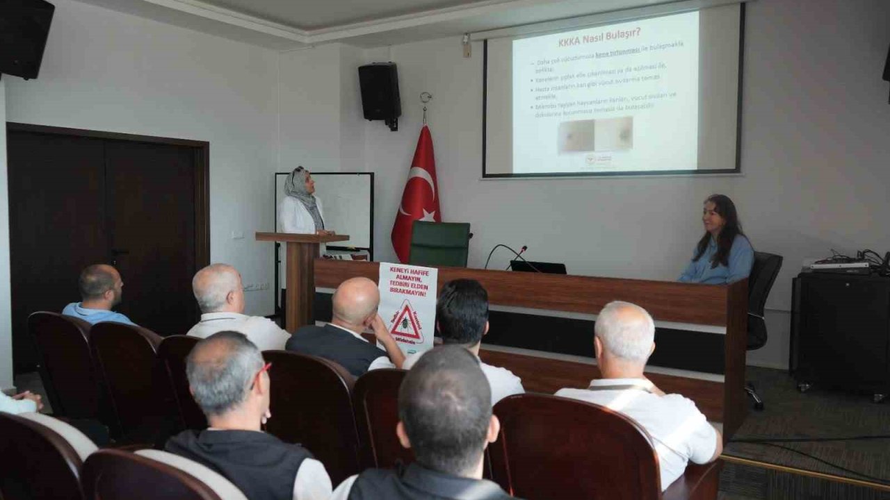 Kütahya’da OBM personeline KKKA hastalığına karşı bilgilendirme eğitimi