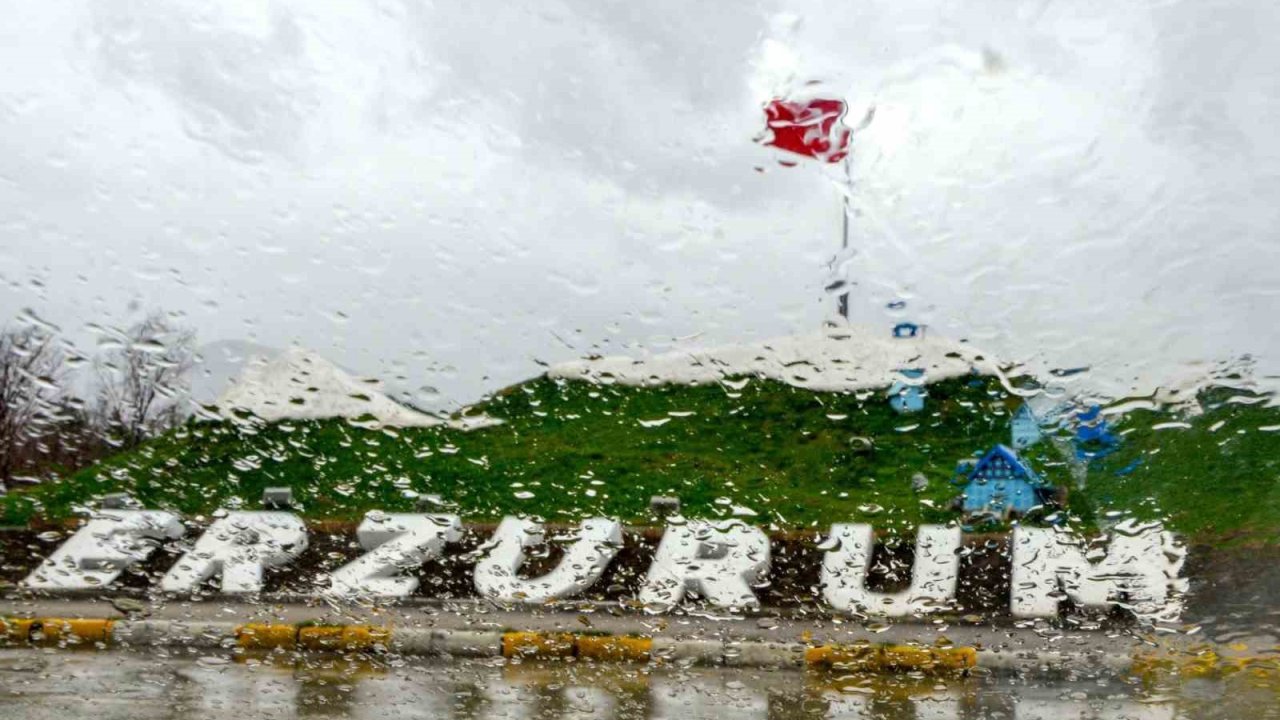 Meteoroloji’den Erzurum ve çevre iller için kuvvetli yağış uyarısı