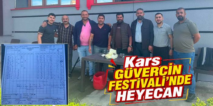 Kars Taklacı Güvercin Festivali’nde Son Durum