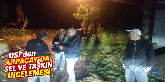 DSİ’den Arpaçay’da Sel ve Taşkın İncelemesi
