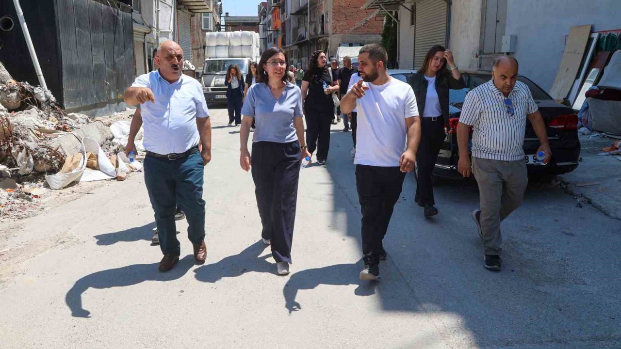 Başkan Vekili Özkan, sanayi sitesi esnafını ziyaret etti