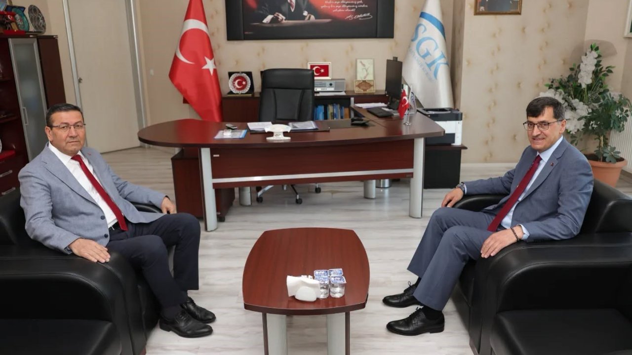 Başkan Kahveci ve Müdür Sayar, Kütahya için ortak çalışmaları değerlendirdi
