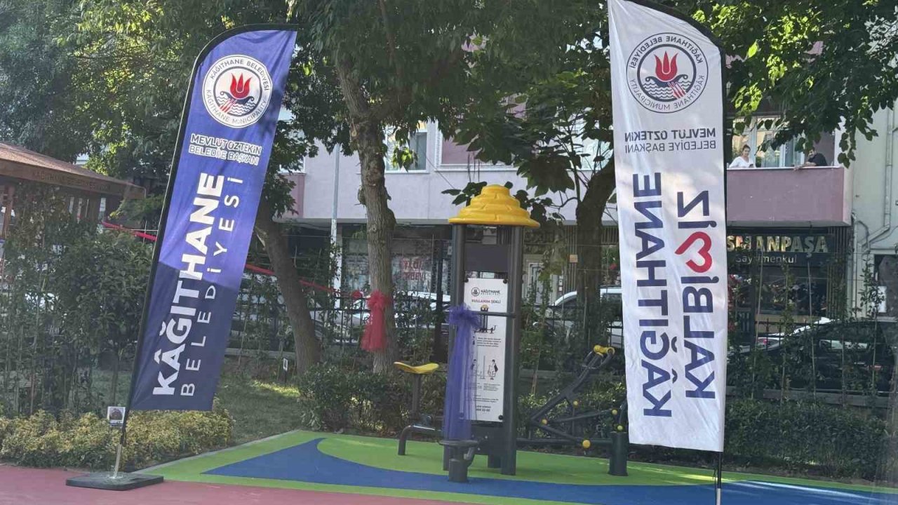 Kağıthane’de yenilenen Muammer Aksoy Parkı’nın açılışı yapıldı
