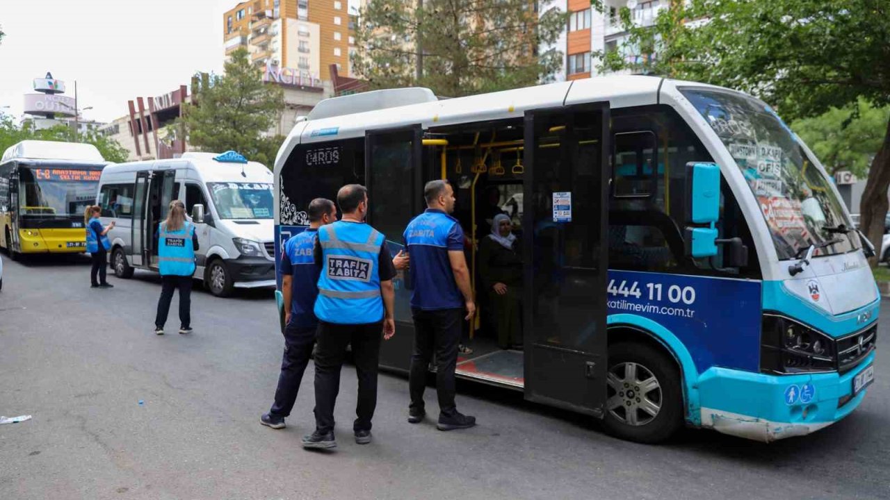 Toplu taşıma araçlarına yönelik denetimler sürüyor