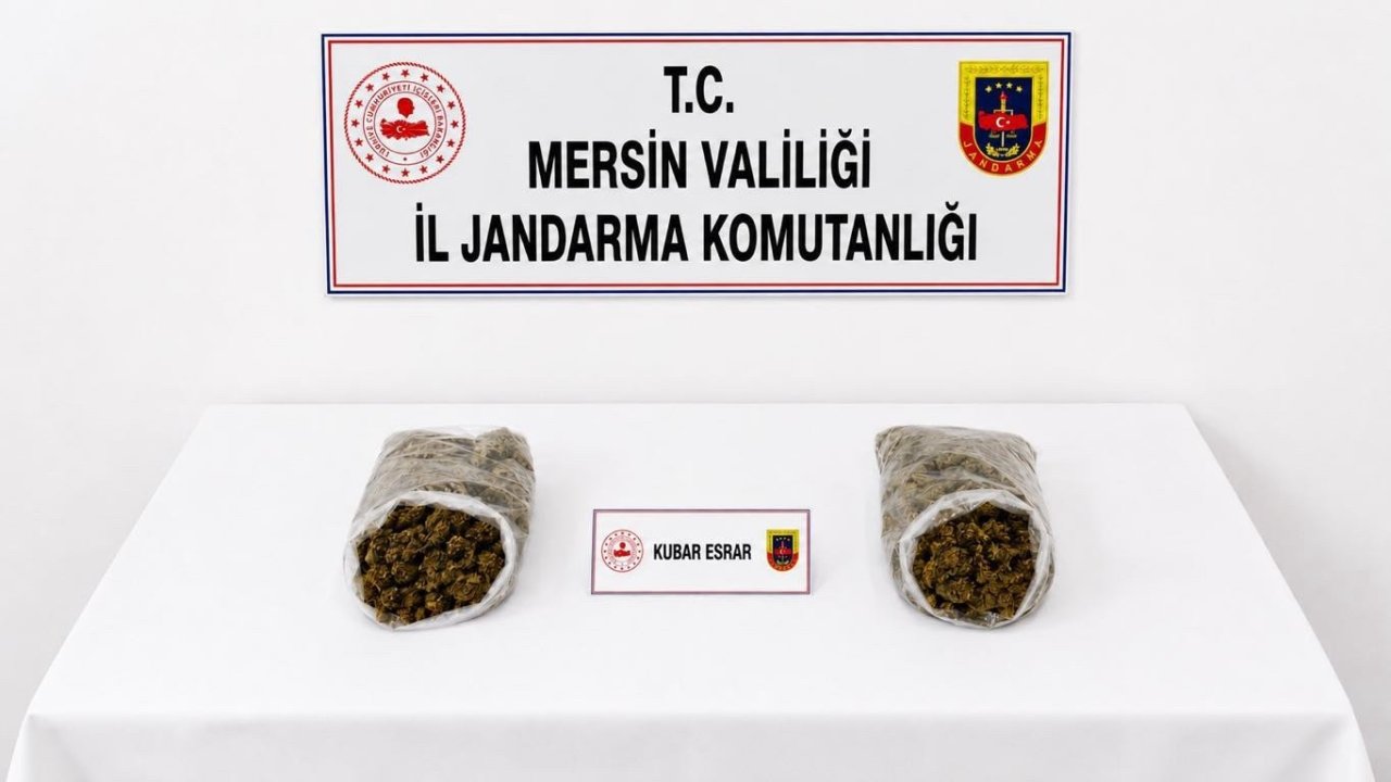 Mersin’de jandarmadan uyuşturucu operasyonu: 2 tutuklama