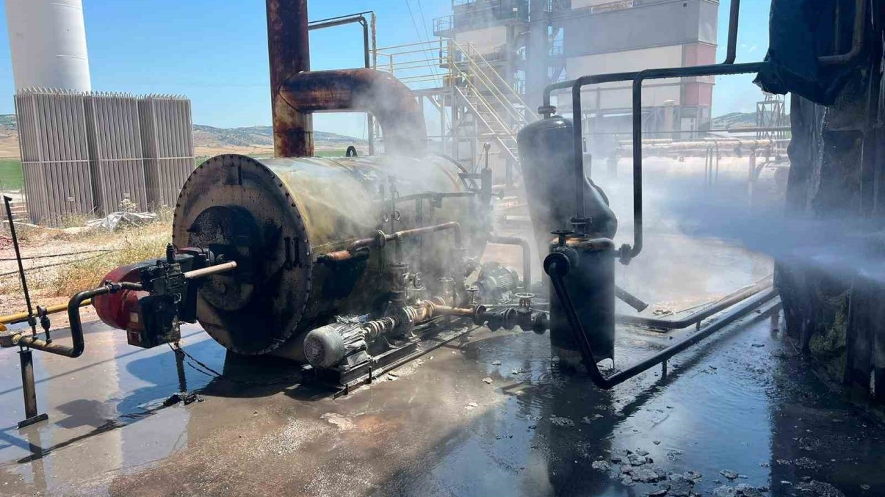 Yozgat’ta plent tesisinde patlama: Erken müdahale faciayı önledi
