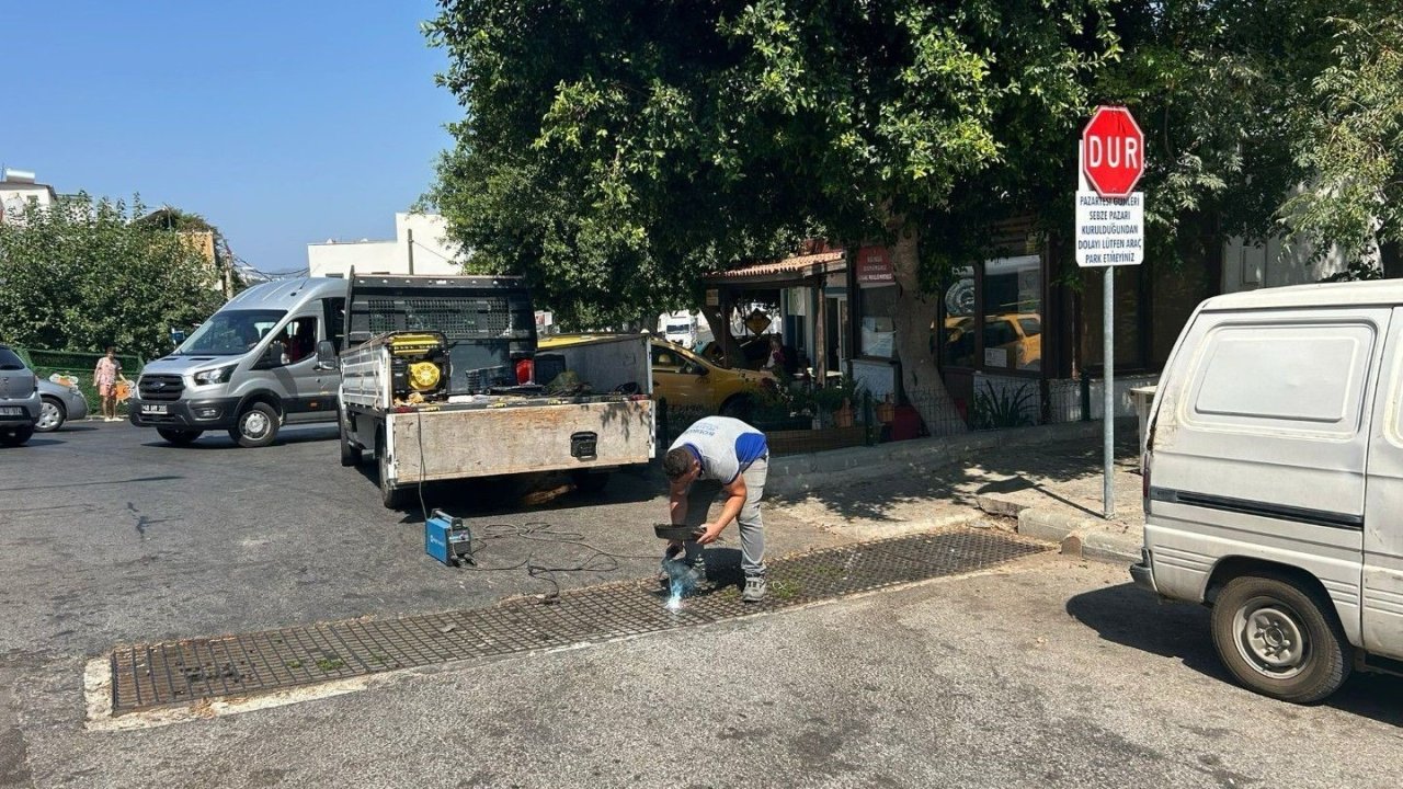 Bodrum Belediyesi Destek Hizmetleri Müdürlüğü atölyelerinde yoğun mesai