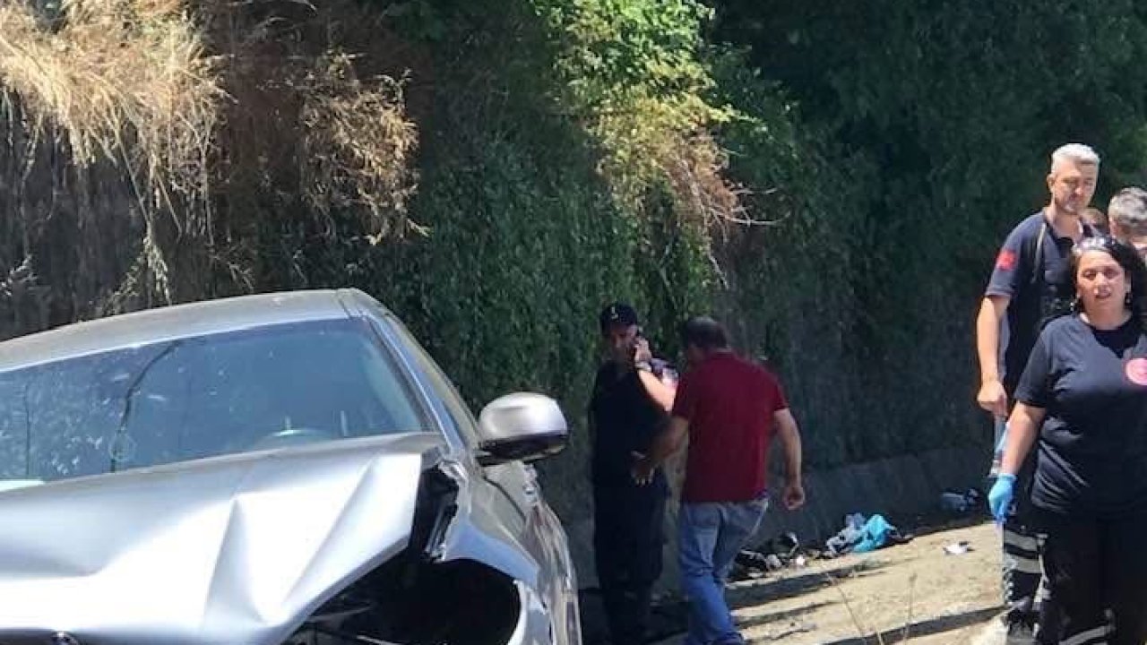 Giresun’da otomobil ile motosiklet çarpıştı: 1 ölü,3 yaralı