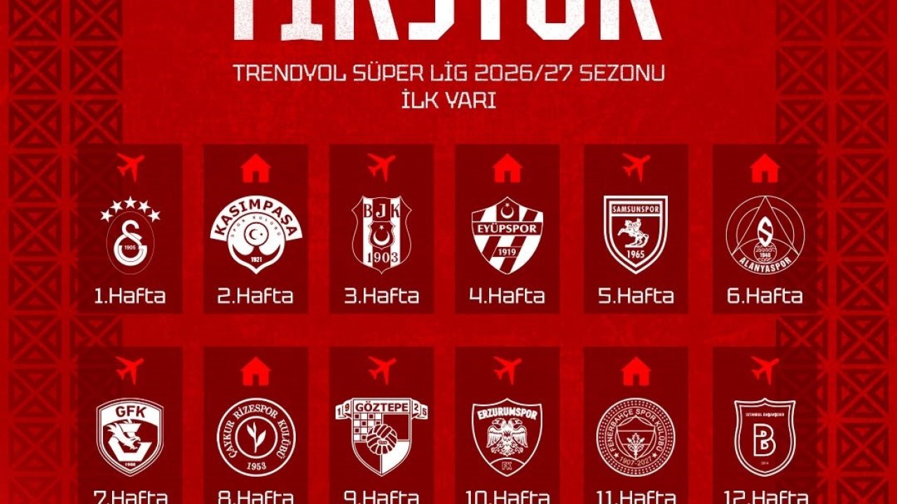 Çorum FK, Süper Lig macerasına Galatasaray deplasmanında başlayacak