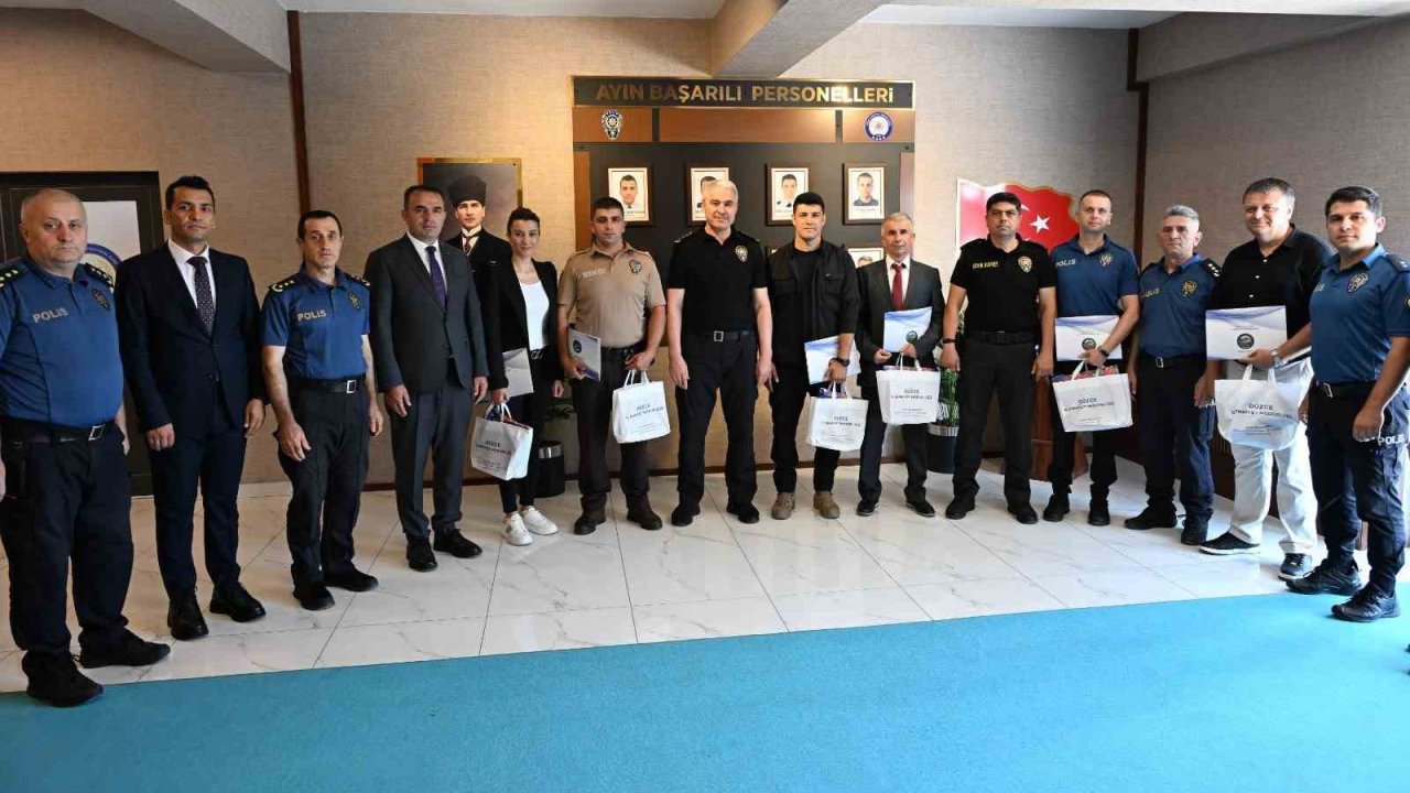 Başarılı Polisler ödüllendirildi