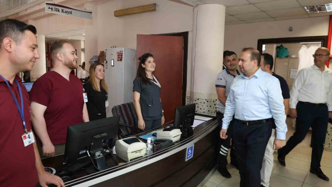 Bozdoğan’daki hastanede hizmetler değerlendirildi