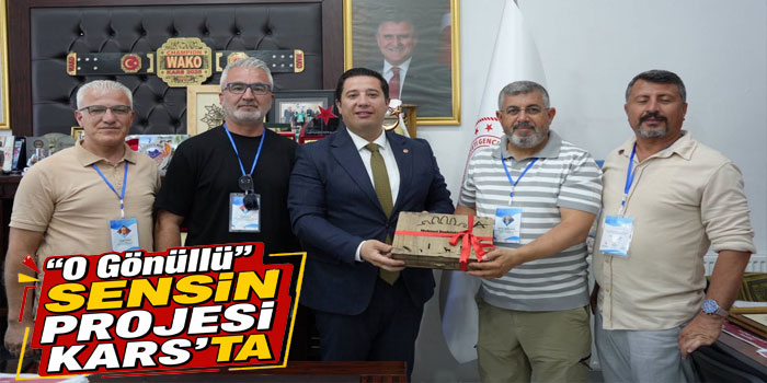 “O Gönüllü Sensin” Projesi İçin Kars’ta İş Birliği Görüşmesi