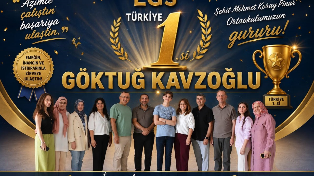 Bursa’da LGS gururu: 500 tam puan alan Göktuğ Kavzoğlu Türkiye birincisi oldu