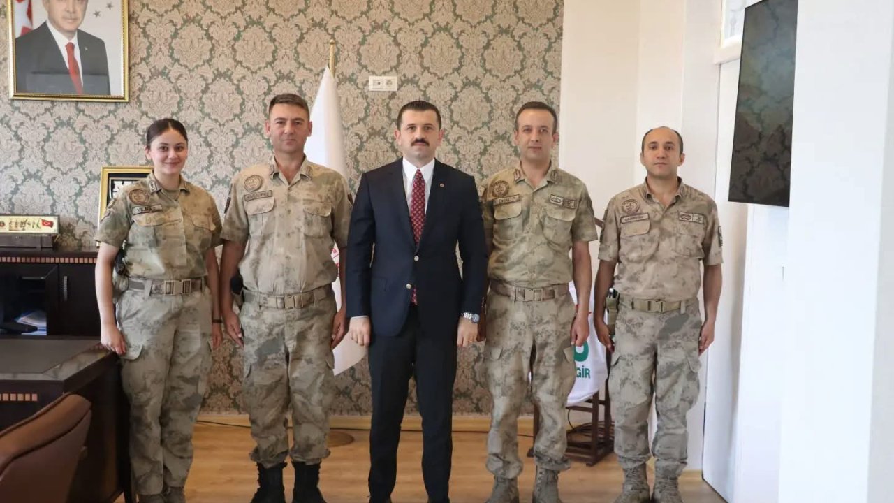 Kaymakam Ahmet Coşkun’dan tayin olan jandarma personeline teşekkür