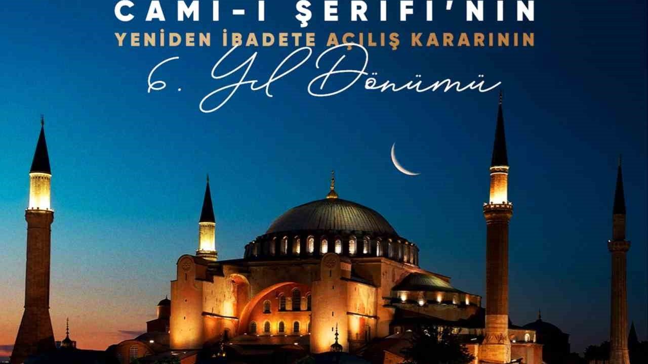 AK Parti Genel Başkan Yardımcısı Acar’dan Ayasofya paylaşımı