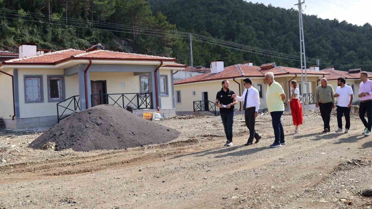 Işıklı Mahallesi’ndeki kırsal afet konutlarında sona gelindi