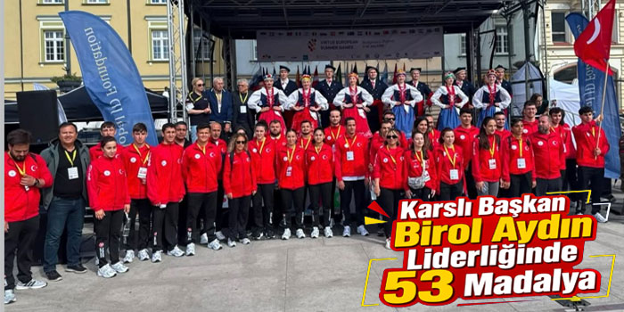 Karslı Başkan Birol Aydın Liderliğinde 53 Madalya