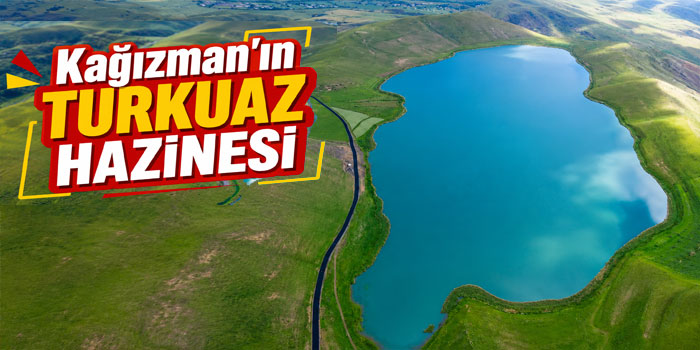 Kağızman'ın Doğa Harikası Deniz Gölü İlgi Odağı Oldu