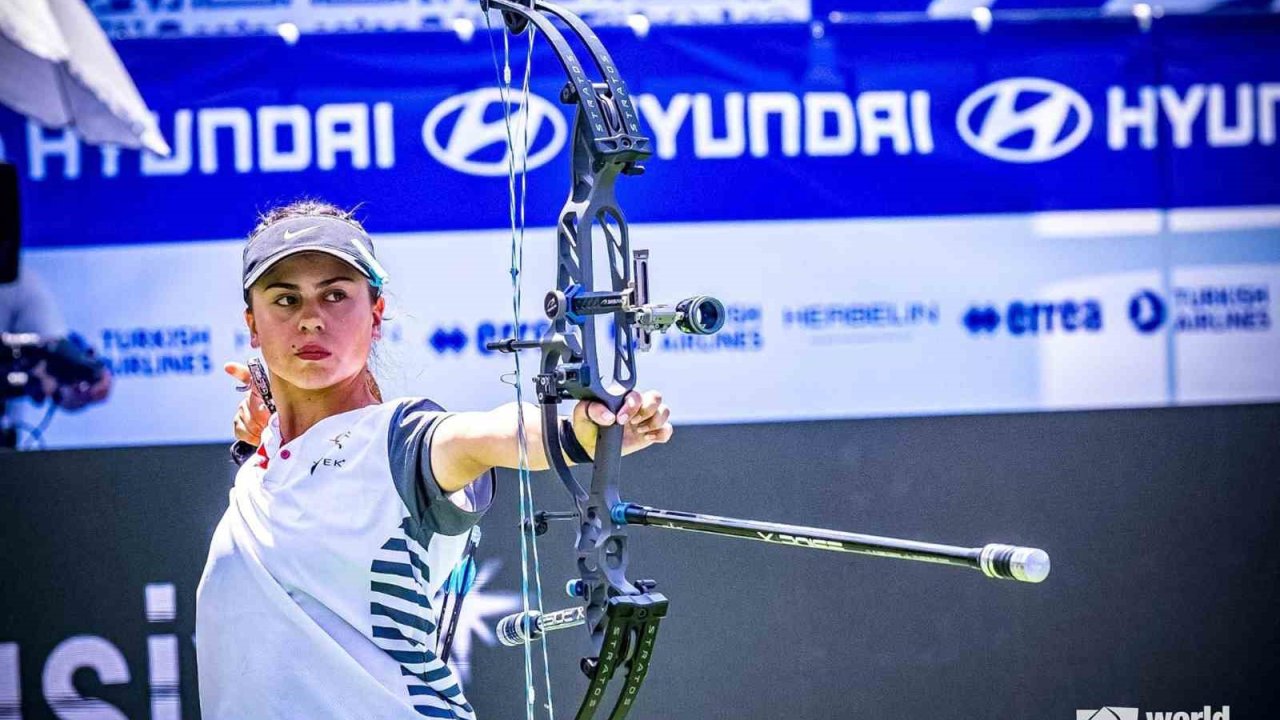 Muğlalı milli okçu Hazal Burun Dünya kupası finalinde