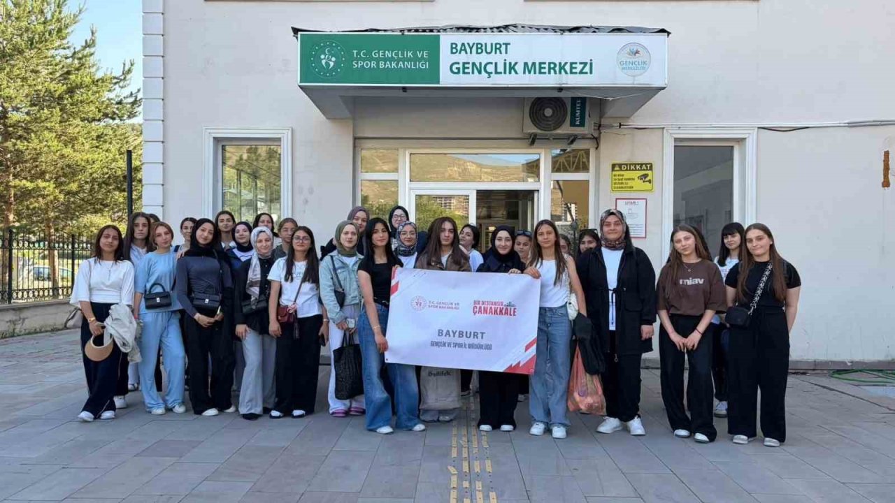 Bayburtlu gençler tarihin izinde Çanakkale’ye uğurlandı
